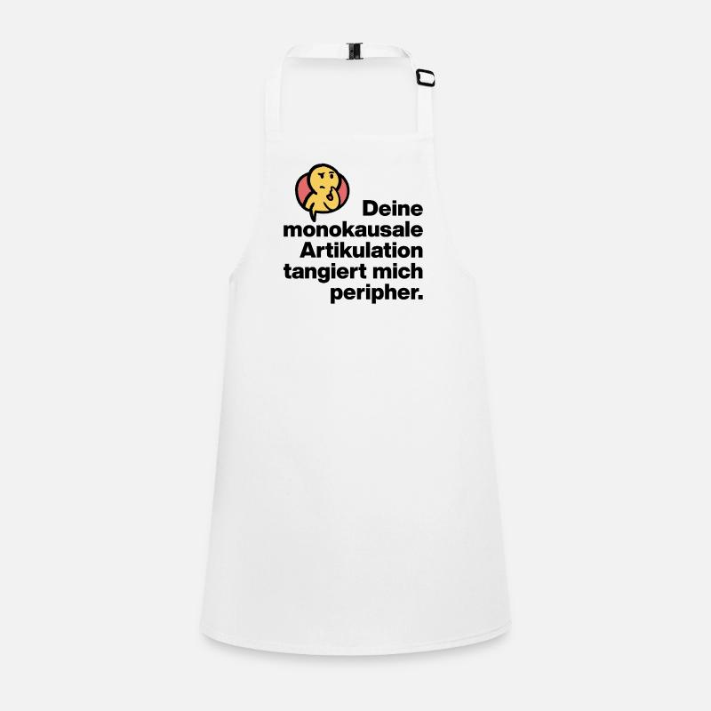 TON ARTICULATION MONOCAUSALE, SARCASME STUPIDE Tablier Enfant