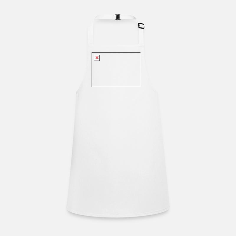 Missing Image – File Not Found Querformat Schürze für Kinder