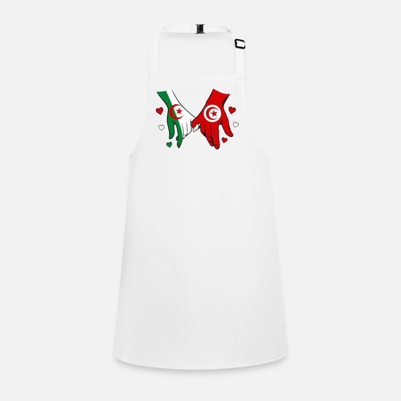 Algeria Tunisia Flag Holding Hands Children's Apron