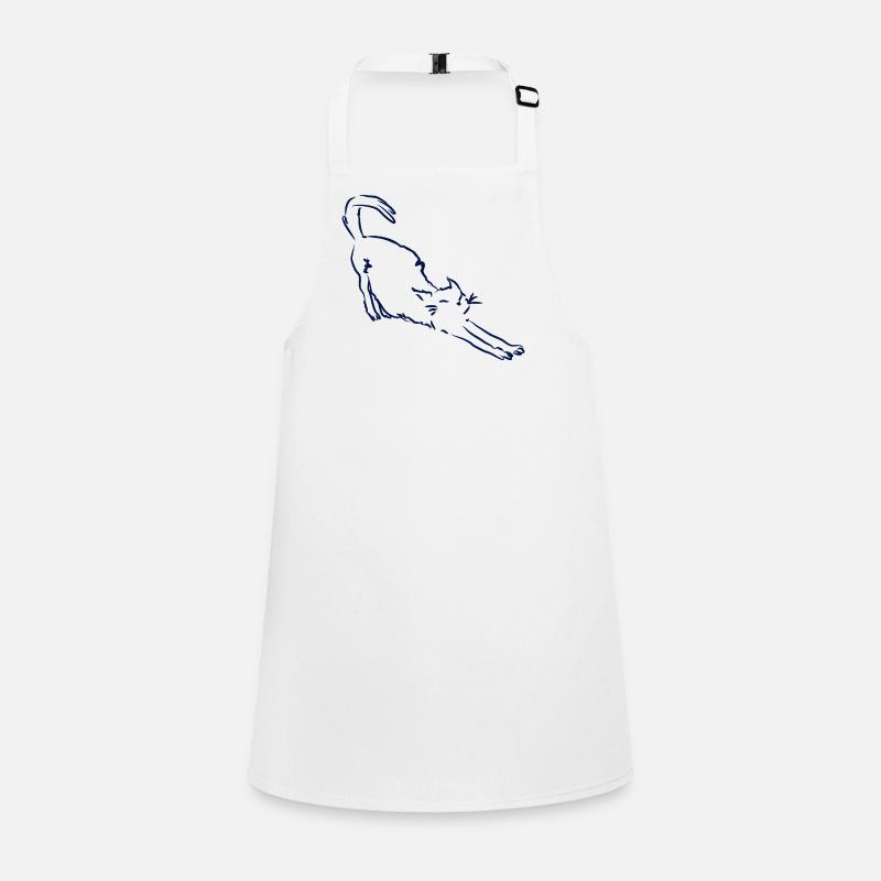 Cat stretches Children's Apron