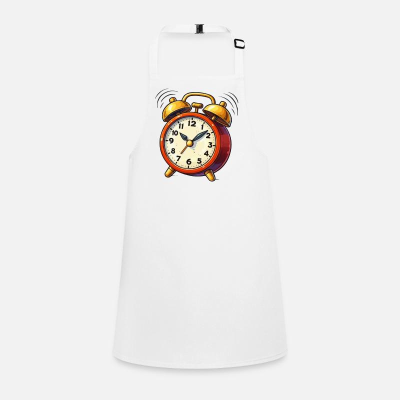 Alarm Clock Comic Clock Children's Apron