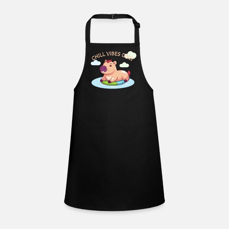 Capybara mignon - Capybara sur planche de surf Tablier Enfant