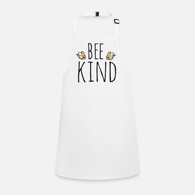 Typographie Bee Kind Tablier Enfant