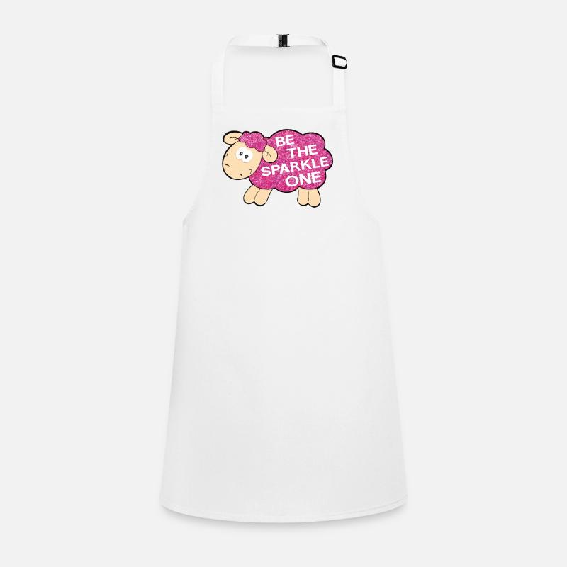 Be the Sparkle One – Glittering Sheep Saying Children's Apron