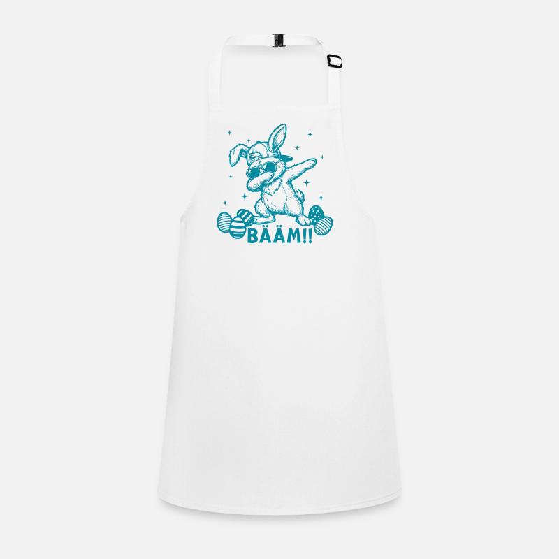 Funny Easter Dabbing Easter Bunny Bääm Children's Apron