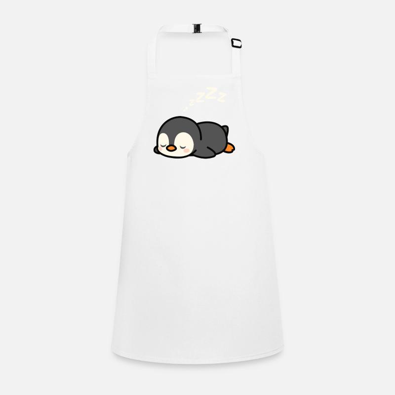 Mignonne sieste de pingouin Tablier Enfant
