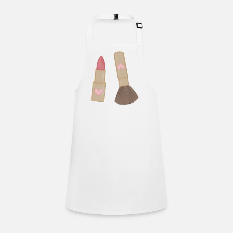 Herzlippe Lippenstift & Pinsel Charm Schürze für Kinder