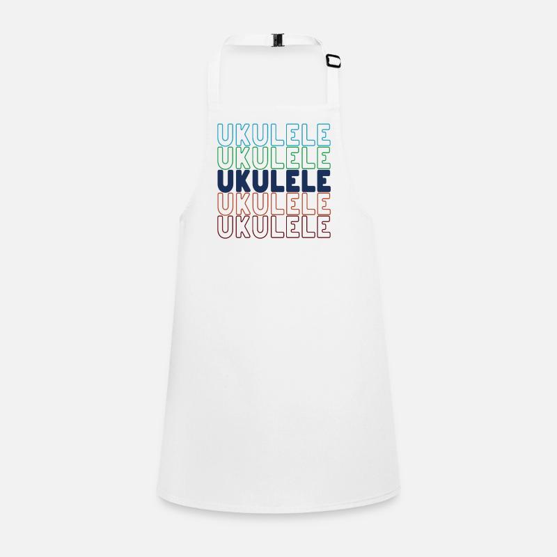 Typographie du ukulélé Tablier Enfant