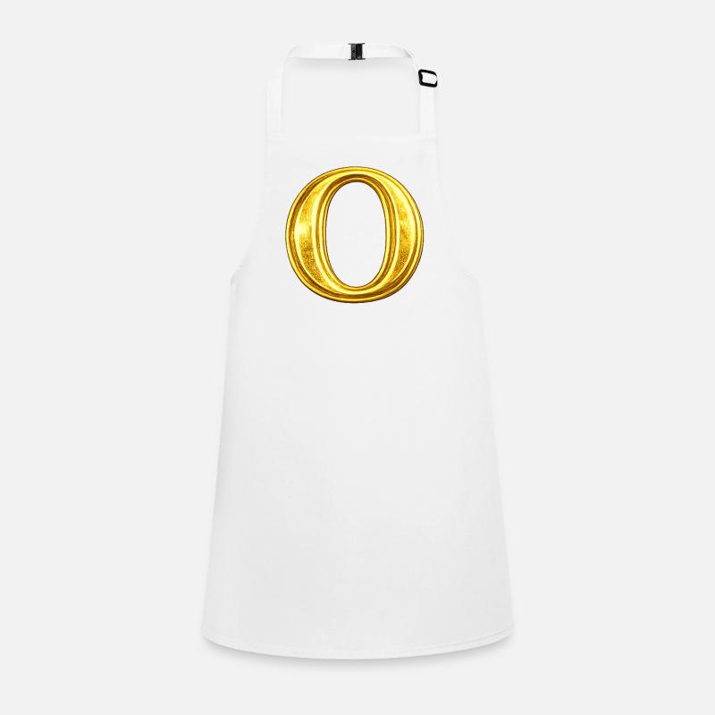 Gold Ring-O Design Children's Apron