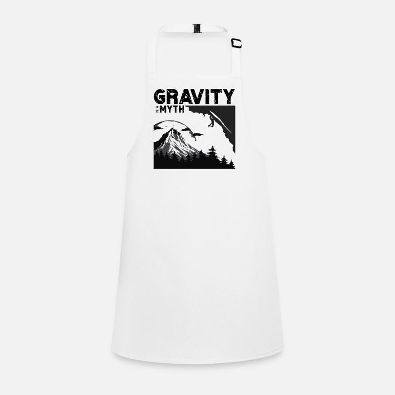 Gravity is a myth Children's Apron