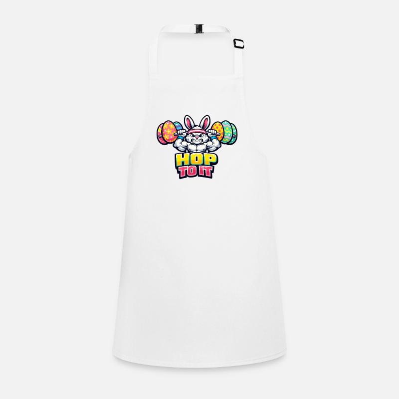 Muscles avec haltères Pumpernickel Easter Gym Tablier Enfant