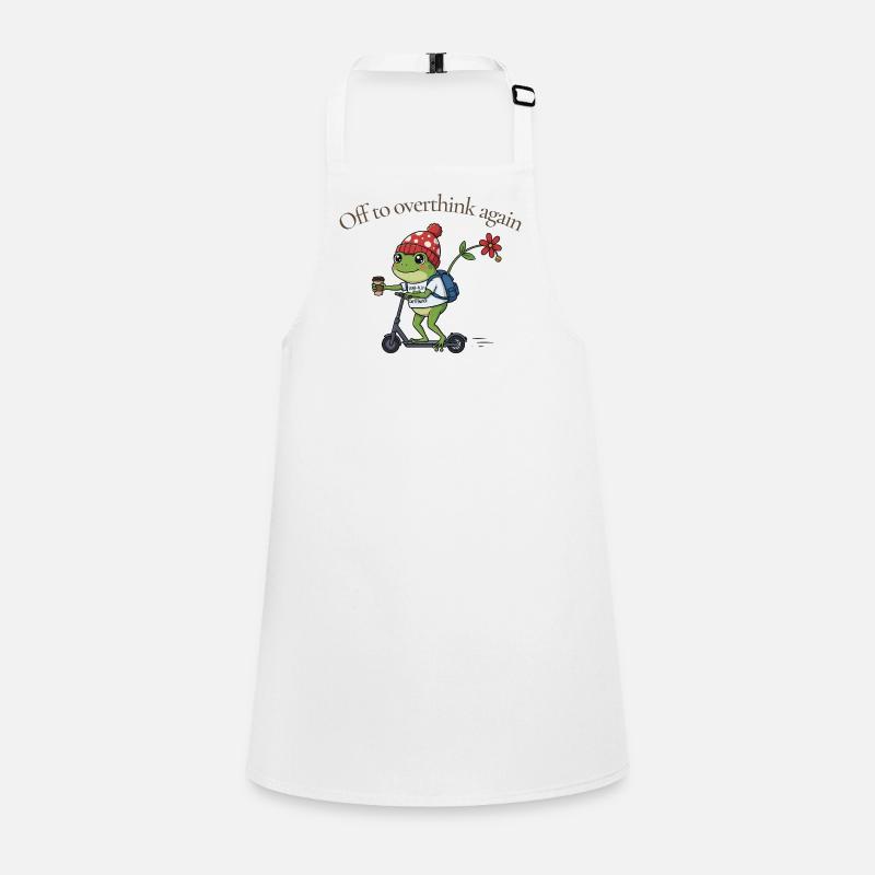 Toad-ally caffeinated Frosch Schürze für Kinder
