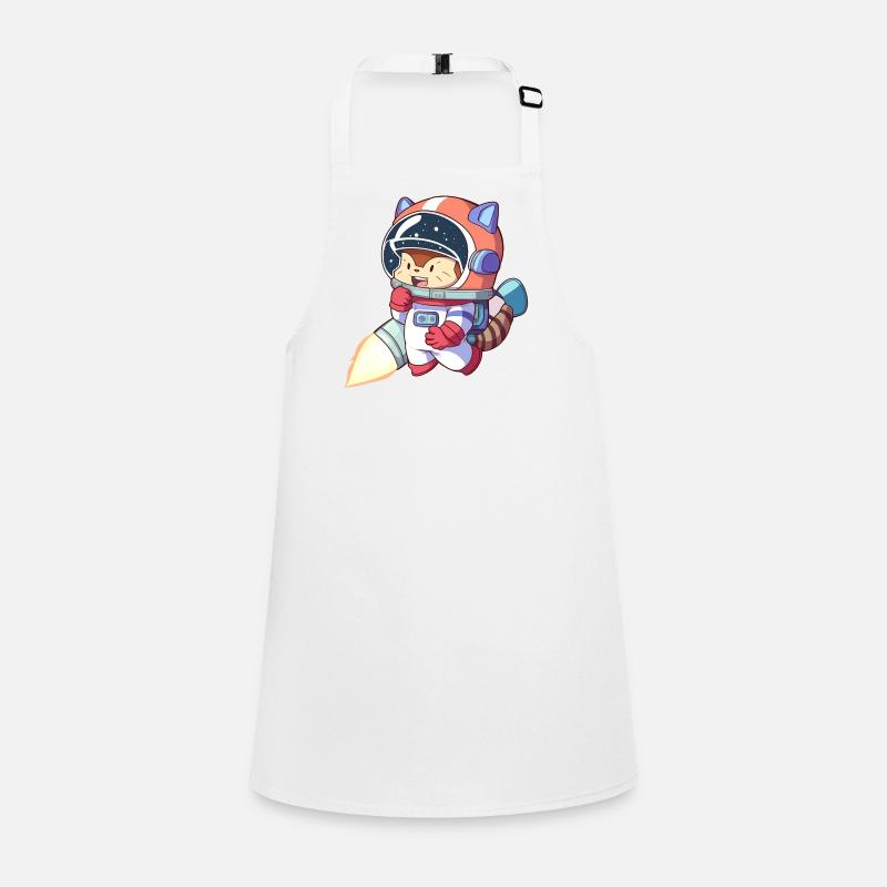 Cat astronaut in space suit Children's Apron