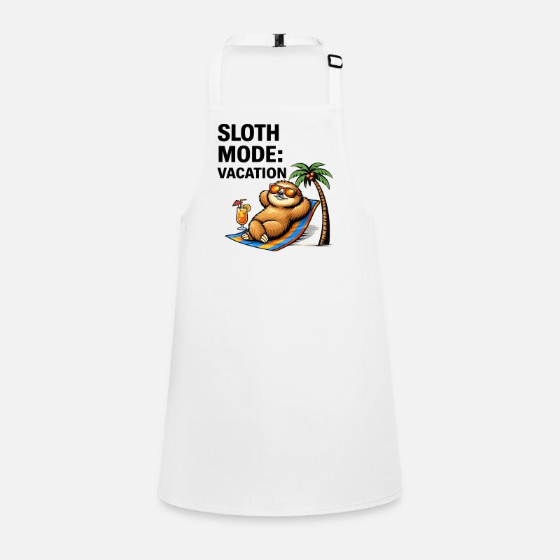 Sloth Island Chill in Hammock Children's Apron