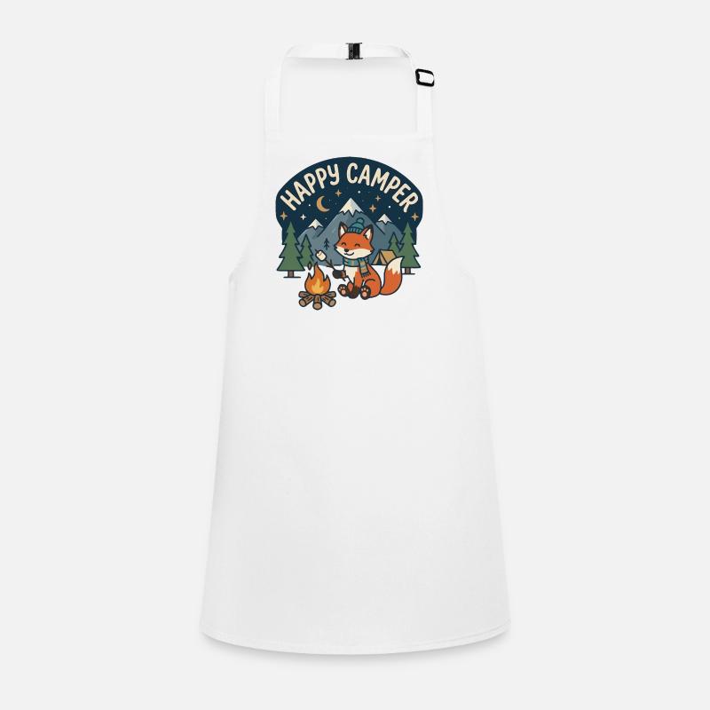 Happy Camper Fox Night Camp Children's Apron