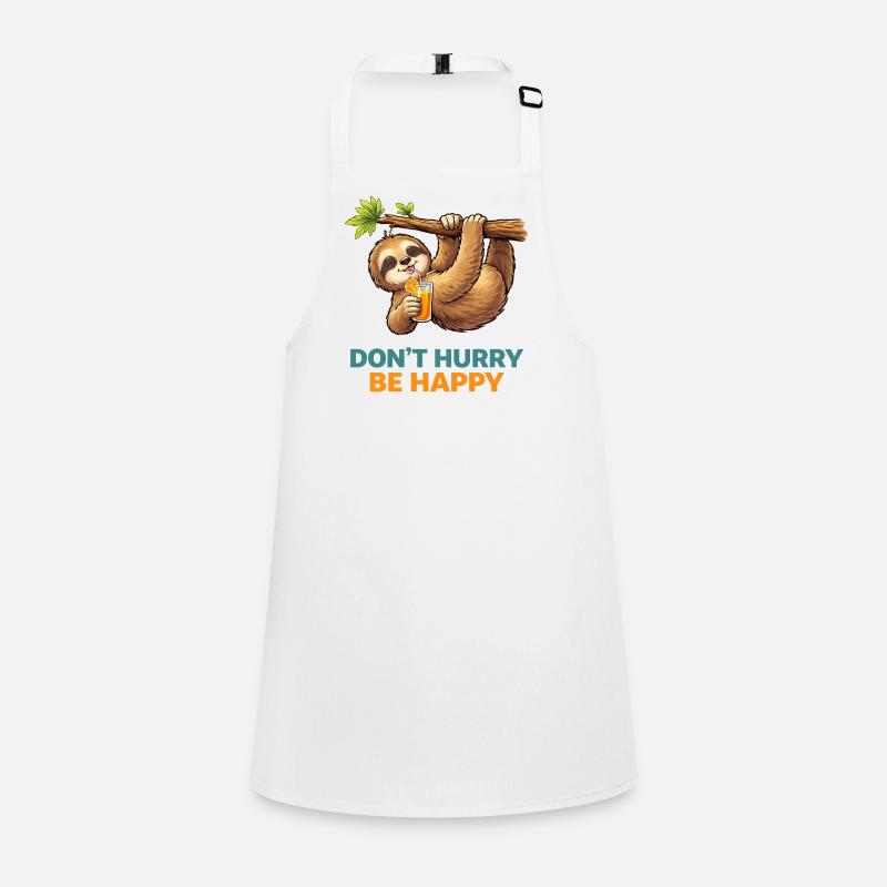 Relaxing Sloth Don’t Hurry Children's Apron