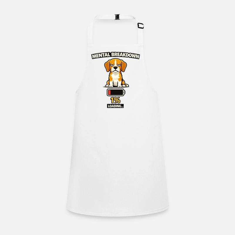 Mental Breakdown Beagle Loading Children's Apron