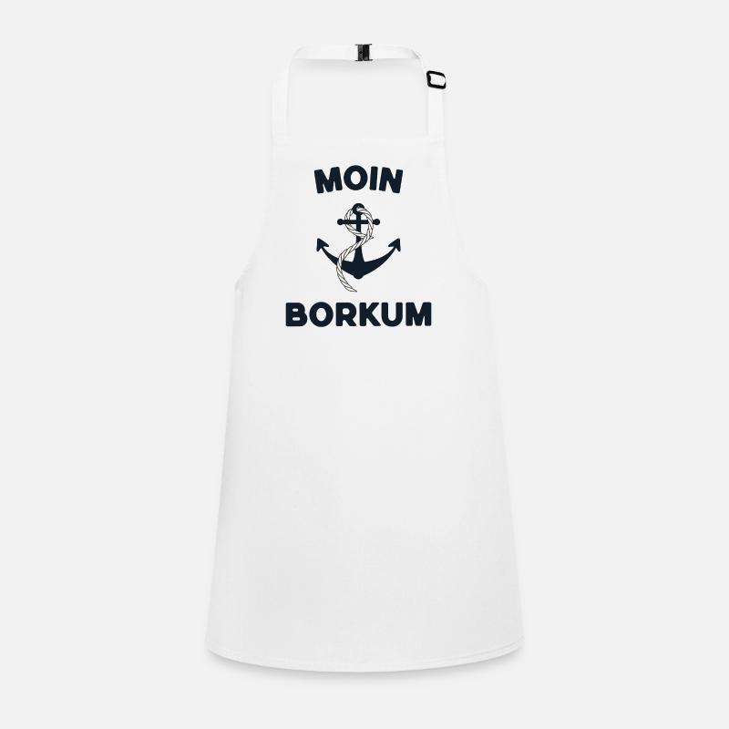 Moin Borkum – Maritime Anchor Design Children's Apron