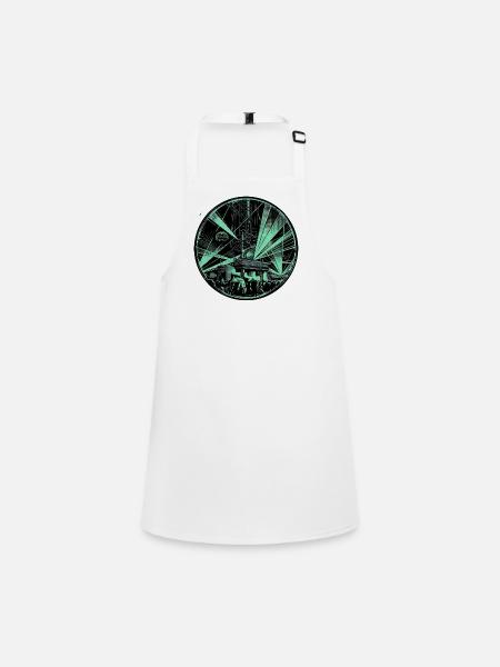 Techno Generation Electro - Children's Apron - white - Front