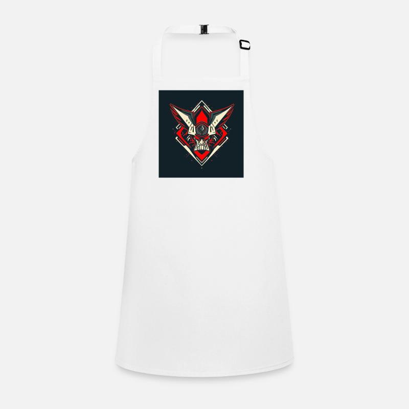 Schädel Warrior Emblem Children's Apron