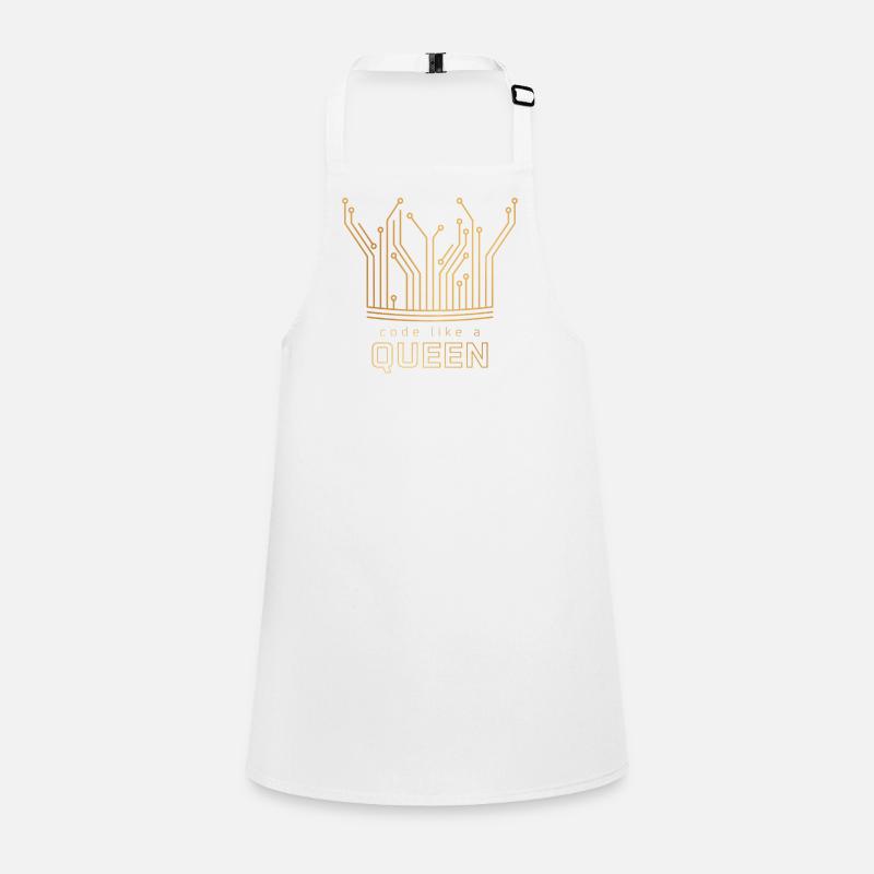 Code Like a Queen Children's Apron