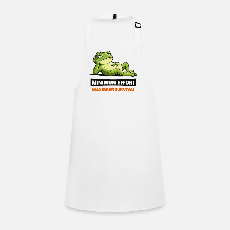 Frog Chill: Minimum Effort Children's Apron