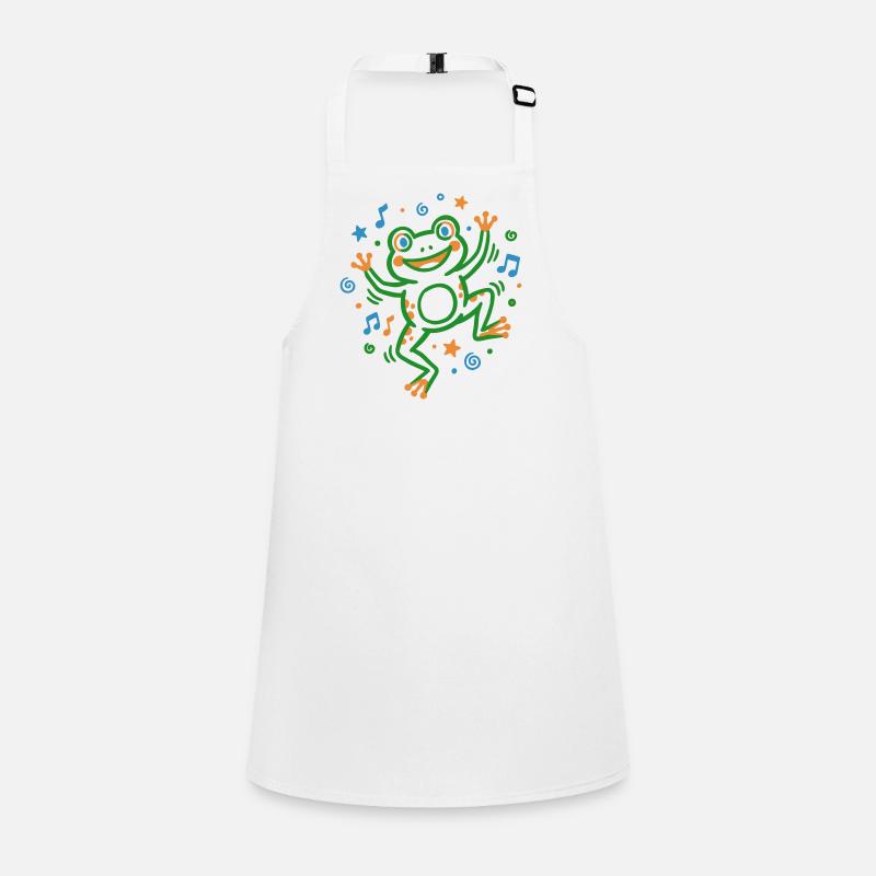 Dancing frog with music Children's Apron