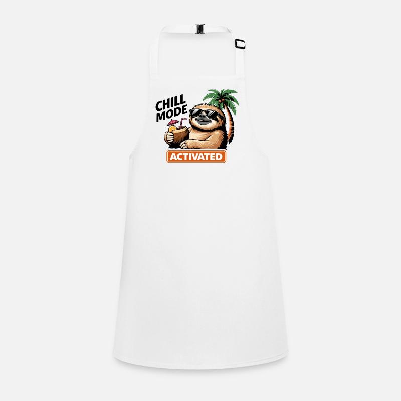 Tropical Sloth Activated Vibes Children's Apron