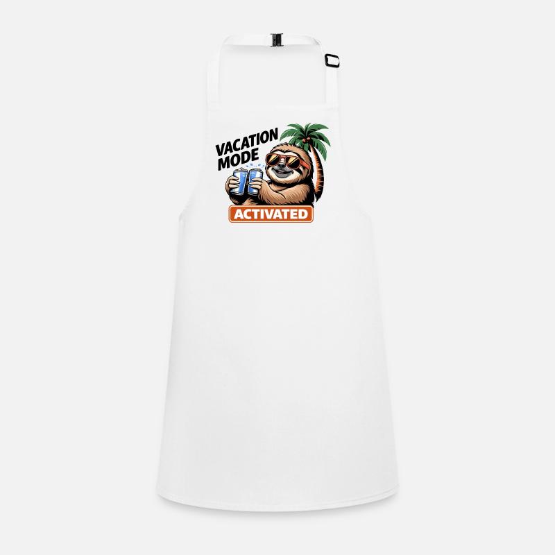 Activated Sloth Beach Party Children's Apron