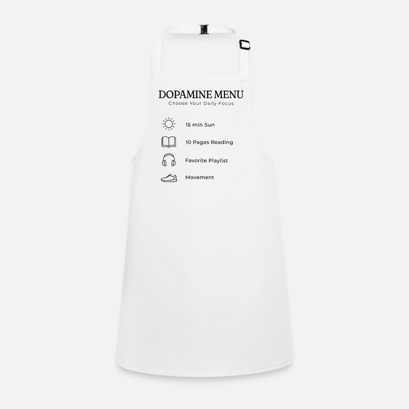 Dopamine Menu ADHS – Aesthetic Self Care Guide Schürze für Kinder