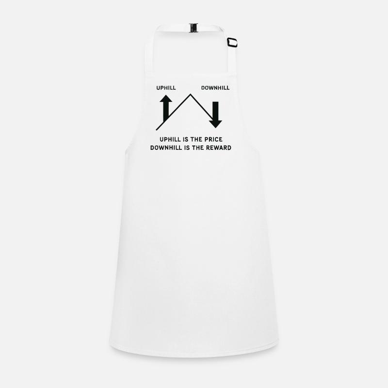 Gravity MTB : la montée est le prix, la récompense de la descente Tablier Enfant