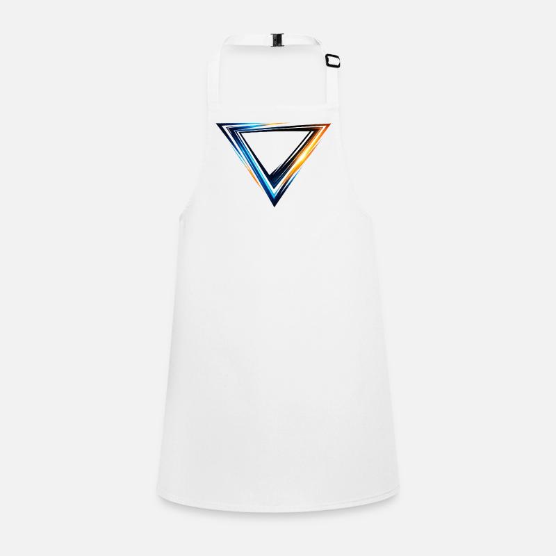 Leotard Design Triangle Sporty Modern Style Children's Apron