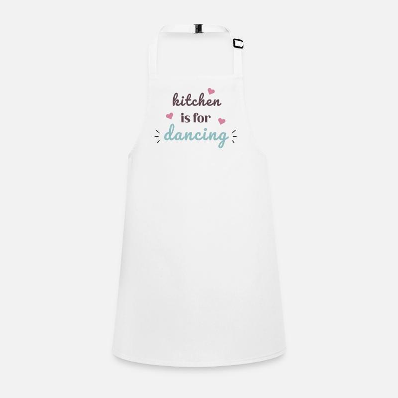 Kitchen Is For Dancing Cute Cooking Quote Design Children's Apron
