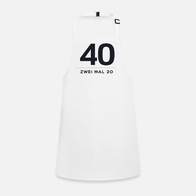 40 ans de conception Twice 20 Tablier Enfant