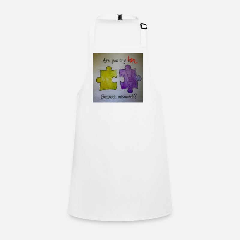 Fantastic mismatch puzzle pieces Children's Apron