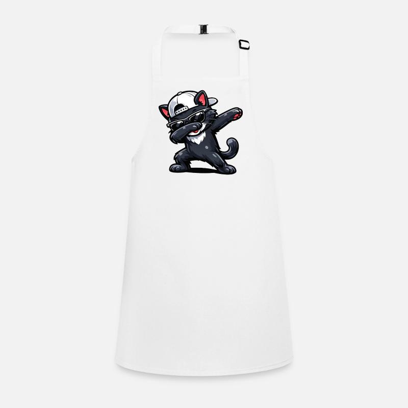 Chat en train de faire du dab Tablier Enfant
