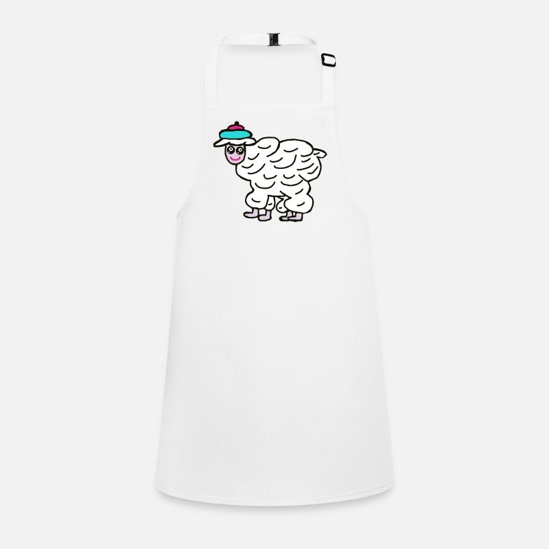Cloud sheep with hat Children's Apron