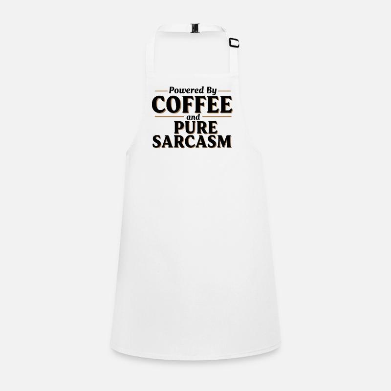 Powered By Coffee and Pure Sarcasm Children's Apron
