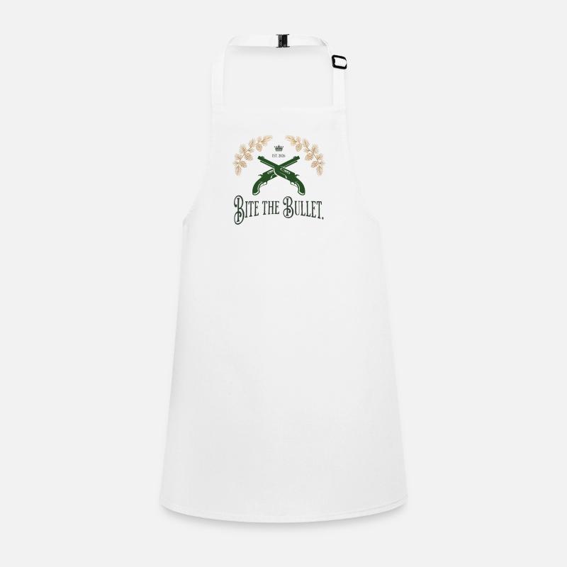 Crossed Pistols – Bite the Bullet Children's Apron