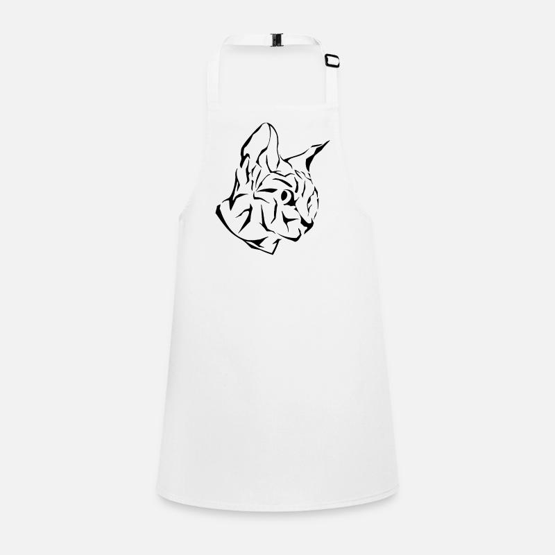 Sphinx Cat Head Tribal Children's Apron