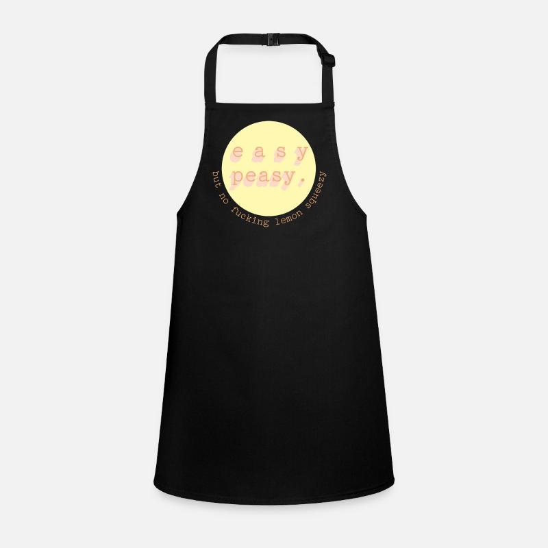 Easy Peasy Lemon Circle Children's Apron