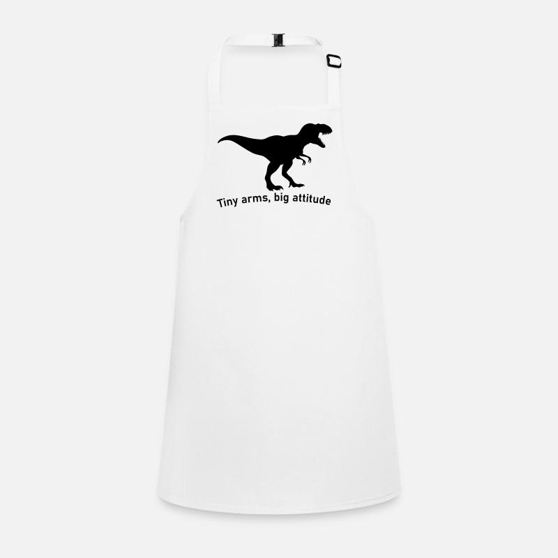 small hands big ego big dinosaur t-rex Children's Apron