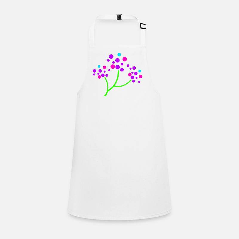 Neon Blossom Branch Schürze für Kinder