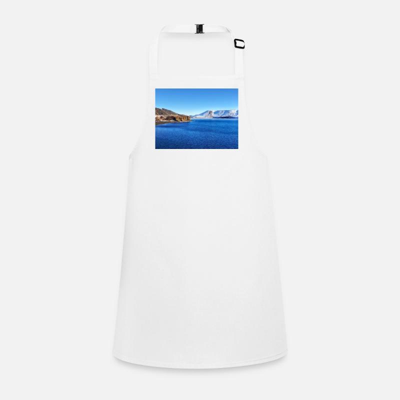 Arctic dreamy mountains Children's Apron