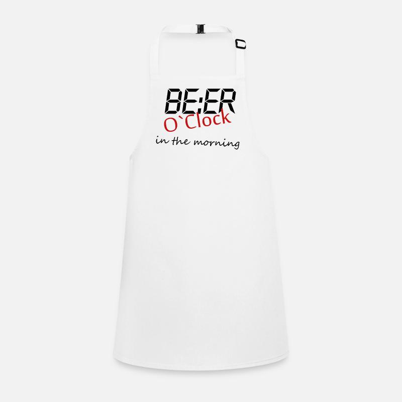 Beer Bier saufen O’Clock  Schürze für Kinder