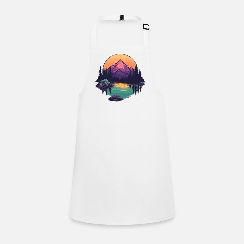 Mountains Nature Children's Apron