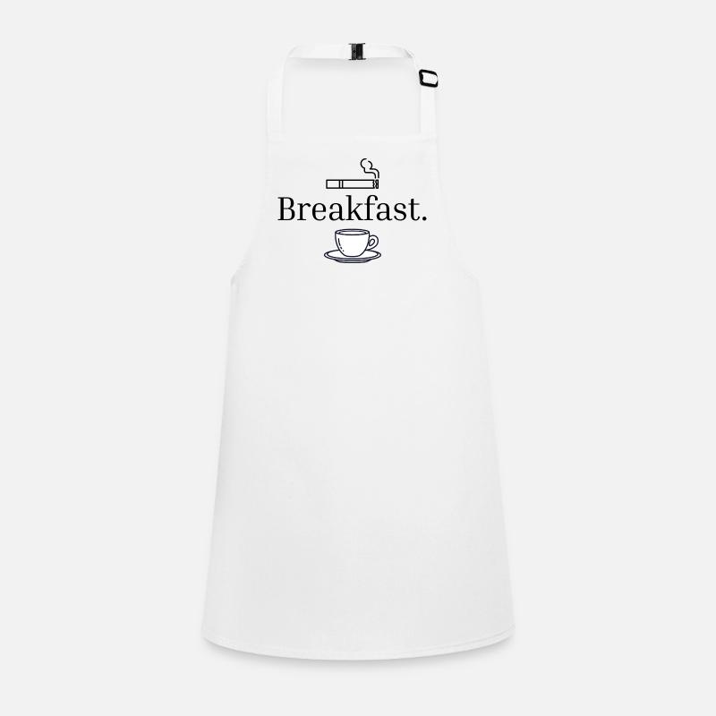 Breakfast Coffee Minimal Aesthetic Shirt Children's Apron