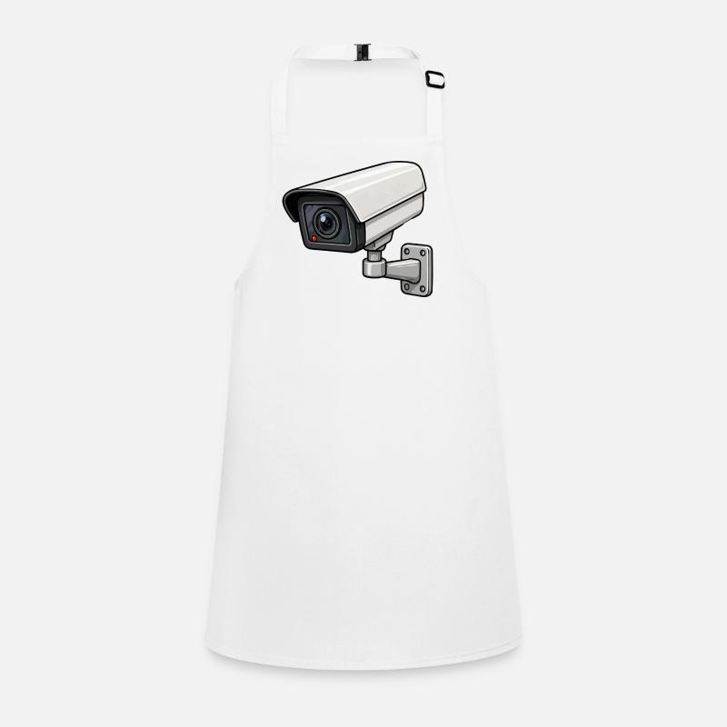 Security Camera Illustration Children's Apron