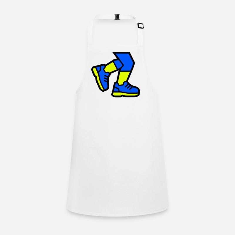 Dynamische Läufer Beine Joggen Schürze für Kinder