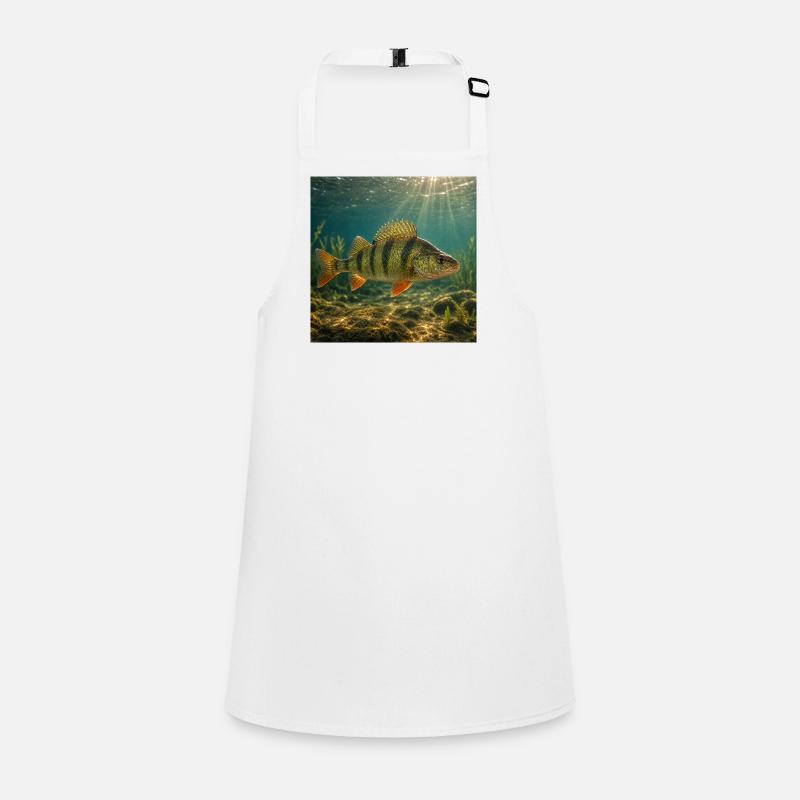 Perch in sunlight underwater Children's Apron